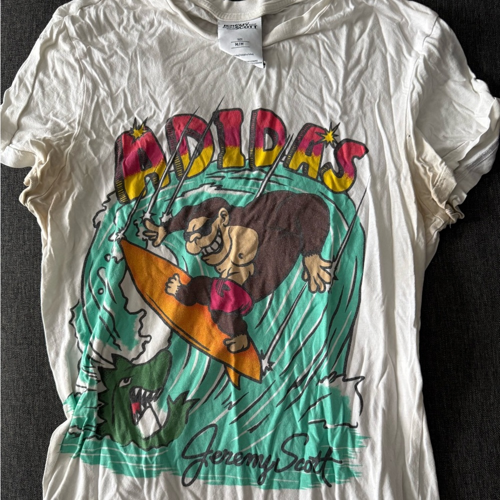 Jeremy Scott Adidas tee